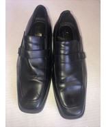 Perry Ellis Men’s Portfolio Drexler Black Slip On Loafers with Ultra Foa... - $13.71