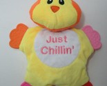 Cribmates Just Chillin yellow plush chick chickie teether baby toy duck ... - $10.39