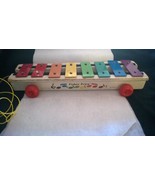 1964-1978 Fisher-Price Xylophone Pull A Tune with no mallet - $56.54 MXN