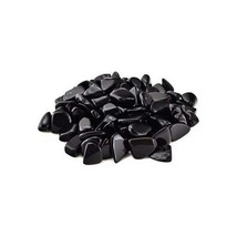 1 Lb Black Obsidian Tumbled Stones - $34.16 CAD