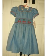 NWT Boutique Marco &amp; Lizzy St.Michaels  Cherries Dress 3T Vintage Inspired  - £38.65 GBP
