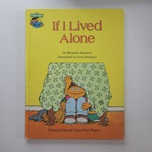 Sesame Street If I Lived Alone Book Vintage 1980s Muppets Jim Henson Family - £5.34 GBP