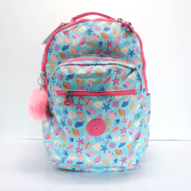 Kipling Seoul Backpack Laptop Travel Bag KI0451 Polyester Seashell Brigh... - £78.33 GBP