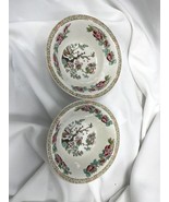 VTG John Maddock &amp; Sons Indian Tree LOT 2 Bowls 5 1/2&quot; Gold Trim Floral ... - €12,18 EUR