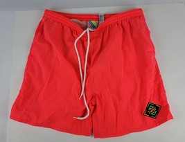 Vintage 1990&#39;s Surf Gear swimming Trunks Shorts Neon Pink Day Glow Men&#39;s 36/38 - £23.41 GBP