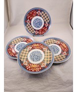 Smithsonian Institution Vintage Japan (4) Imari 8.5&quot; Beautiful Salad Plates - £29.15 GBP