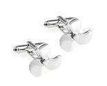 PROPELLER CUFFLINKS Nautical Ship Boat Boating NEW w GIFT BAG Groom Fath... - $11.95