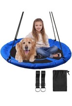 RedSwing 43&quot; Flying Saucer Swing for Kids Outdoor Large Round Tire Swings for... - £79.91 GBP