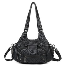Fashion Women&#39;s Bag Trend Pu Leather Shoulder Bags Designer Crossbody Bags Winte - £37.68 GBP