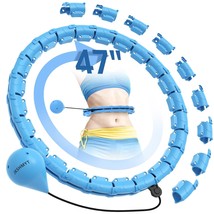 Weighted Hula Circle Hoops For Adults Weight Loss, Infinity Hoop Fit Plu... - £15.14 GBP