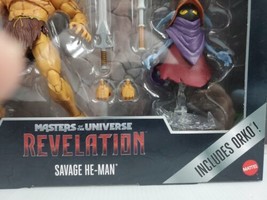 Mattel Motu Revelation Savage HE-MAN Masterverse Mint Box 30 - £23.97 GBP