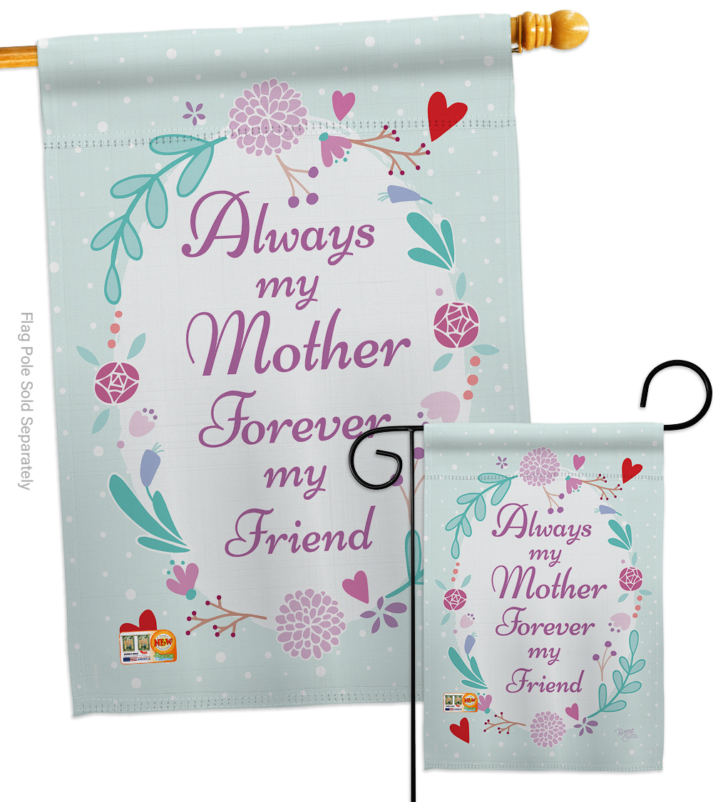 Primary image for My Mother, Friend - Impressions Decorative Flags Set S115115-BO