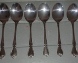 Oneida 1881 Rogers Arbor Rose True Rose Stainless Soup Spoons Set of 6 F... - £20.08 GBP
