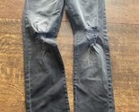 Edgar Ash Cotton Blend 32 x 32 Distressed Black Jean Cut  Pants SR$40 NEW - £15.57 GBP