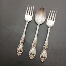 Lot of 3 Oneida Community LOUISIANA Stainless Steel 2 Salad 1 Fork Spoons - $316.69 MXN