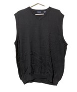 IZOD Sweater Vest Mens Black? Navy Blue? V Neck Casual NWT Hong Kong - £19.53 GBP