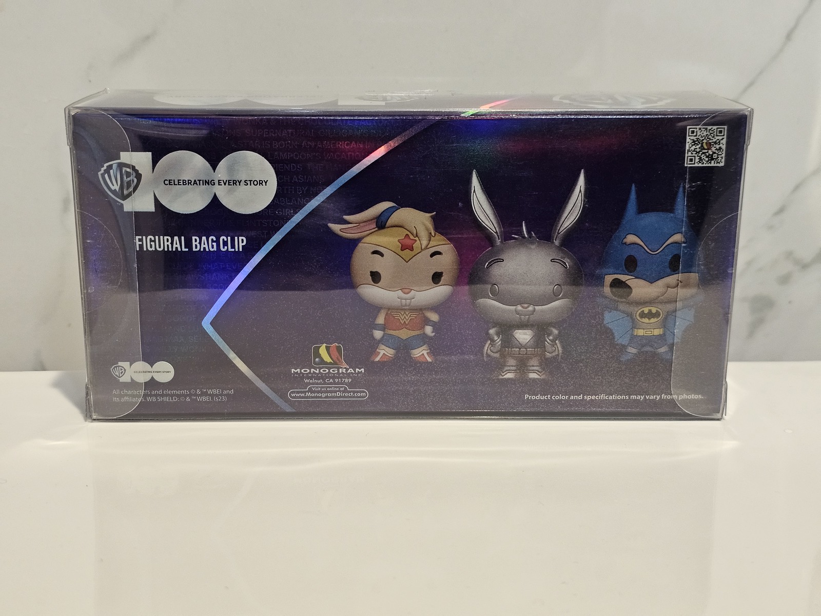 Warner Bros. 100th Anniversary 3D Foam Bag Clip 3 Piece Macy&#39;s Exclusive... - $23.00
