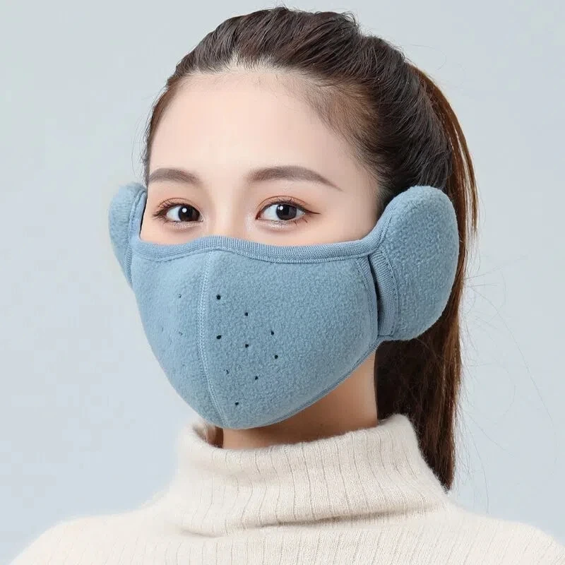 Cold-proof Mask Ladies Winter Fleece Windproof and Warm Earmuffs Mens Cycling  M - £71.27 GBP