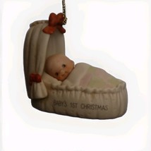 Baby&#39;s First Christmas 1989 Enesco Memories Of Yesterday Ornament #522465 - $16.14