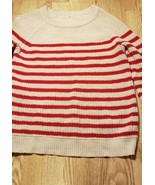 J. Crew Women&#39;s Sweater CUTE Ladies Adorable Striped - £15.56 GBP