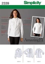 Simplicity Sewing Pattern 2339 Misses&#39; and Miss Petite Shirts, H5 (6-8-1... - £7.38 GBP