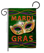Mardi Gras Fun Flag Room Wall Tapestry Decoration Indoor Small Outdoor Y... - £15.72 GBP