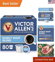 Donut Shop Blend, Medium Roast, 80 Count, Single Serve Coffee Pods for K... - $78.49