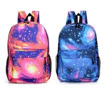 Fashion Galaxy Pattern Unisex Travel Backpack Canvas Leisure Star School Bag - £15.92 GBP