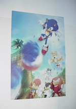 Sonic the Hedgehog Poster #14 Tails Knuckles Flickies Metal Patrick Spazia Movie - £9.39 GBP
