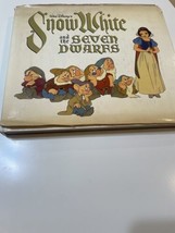 Snow White &amp; the Seven Dwarfs 1979 Hardcover Walt Disney Movie Book - £10.49 GBP