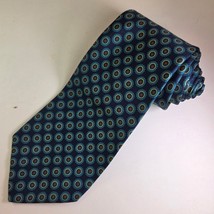 Vintage Dayton&#39;s Northbriar Shop Tie by Reis Green Medallion 4&quot;x55.5&quot; USA - $24.99