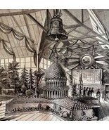 Kansas Colorado Buildings 1876 Worlds Fair Centennial Victorian Woodcut ... - $96.12 CAD