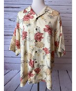 Tommy Bahama Hawaiian Shirt 100% Silk Medium Mens Tropical Novelty Camp ... - $800.18 MXN