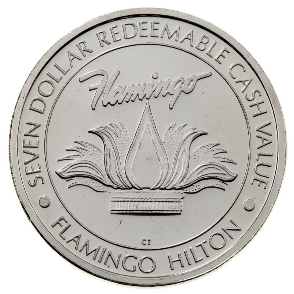 Flamingo Hilton Laughlin, NV $7 Casino Game Coin, Fine Silver-
show original ... - $46.16 Flamingo Hilton Laughlin, NV $7 Casino Game Coin, Fine Silver-
show original ... - $46.16