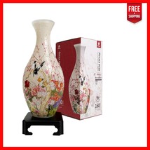 Vibrant Floral 3D Puzzle Vase - Assemble Your Artistic Statement, 4.4&quot; x... - $819.16 MXN