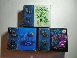 3 New Harry Potter 200 Piece Puzzle 9&quot; X 11&quot; (Knight Bus, Floo Powder, H... - $19.79