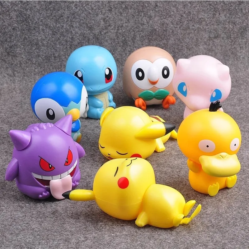 Gashapon Capsule Toy Pokemon Action Figures Pikachu Gengar Piplup Psyduc... - $12.52+