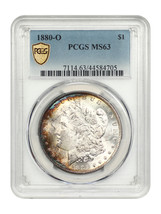 1880-O $1 Pcgs MS63 - £607.21 GBP