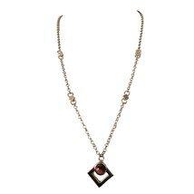 White House Black Market Gold Tone Long Length Chain Necklace - £18.98 GBP