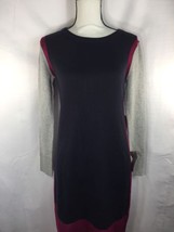 eliza j Women Dress Mul 3 Colors MRSP $98 Exposed Zipper Long Sleeve PS - £40.73 GBP