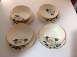 4 Homer Laughlin Saucers and 4 Bowls - £47.44 GBP