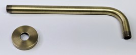 Signature Hardware 485514 12&quot; Wall-Mount Rainfall Shower Arm - Aged Brass - £60.05 GBP