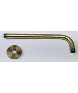 Signature Hardware 485514 12&quot; Wall-Mount Rainfall Shower Arm - Aged Brass - $106.54 CAD