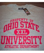 Property Of OHIO STATE UNIVERSITY Buckeyes Athletic T-shirt MENS MEDIUM NEW - $372.70 MXN