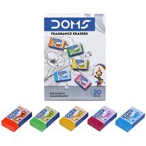 Doms Non-Toxic Fragrance Erasers Set | For Clean &amp; Clear Erasing | Stati... - $35.16