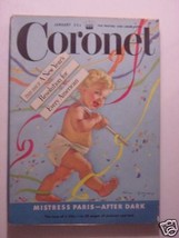 Coronet January 1950 Jan 50 Paris Will Rogers Barbara Ann Scott Lily Langtry +++ - £7.11 GBP
