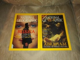 2 2001 National Geographic Magazines November December Issues Russia Abraham - £12.68 GBP