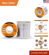 High-Quality 1lb Rosin Core Solder Wire 1.0mm with 1.8% Flux for DIY Pro... - $89.99