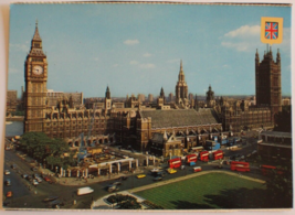 Parliament Square London Vintage Postcard - £4.63 GBP