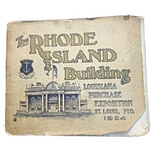 1904 Luisina Compra Exposición Folleto st Louis MO Rhode Island Edificio - £17.75 GBP